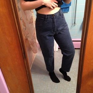 Vntg Bill Blass Super High Waist Mom Jeans